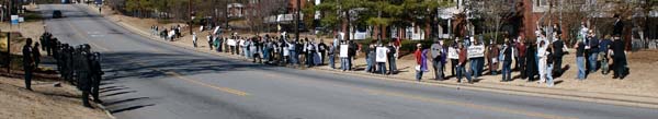 Atlanta Georgia Scientology Protest, February 10, 2008.