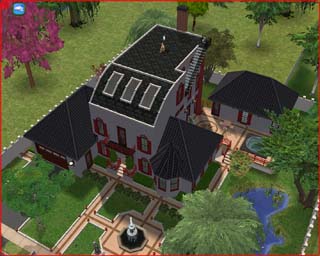 Sims 2 Zenge family house.