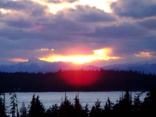 Alaskan Sunset on December 2nd 2007
