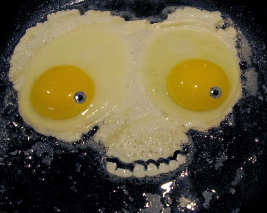 Skull sunny side up