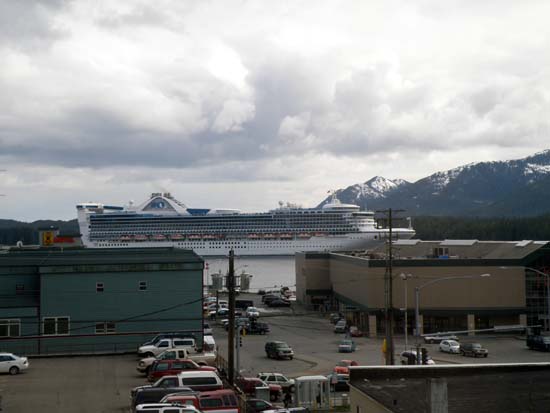 Star Princess leaving Ketchikan, Alaska May 6, 2008.