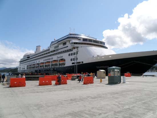 MV Zaandam in Ketchikan, Alaska on May 13, 2008.