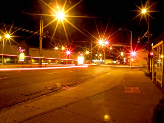 5 second exposure of Tongass in Ketchikan, Alaska.