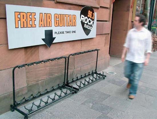 Free air guitar, please take one.