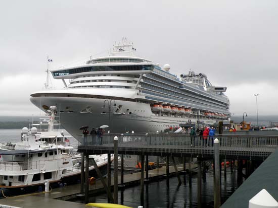 Diamond Princess in Ketchikan, Alaska. July 3, 2008.