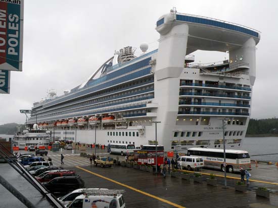 Golden Princess in Ketchikan, Alaska. July 3, 2008.