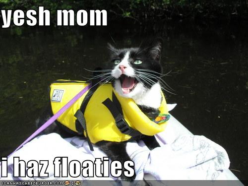 Yesh mom I haz floaties