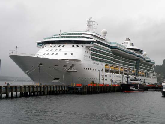 Serenade of the Seas docked in Ketchikan, Alaska September 27, 2008.