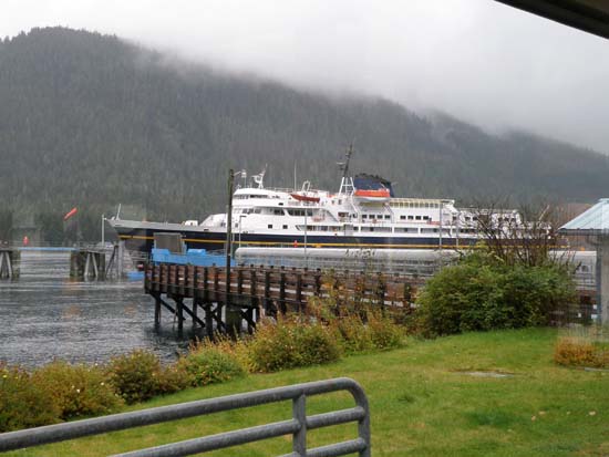 M/V Taku arriving in Petersburg, Alaska.