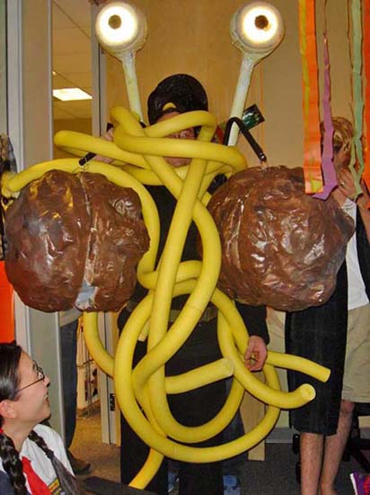 Flying Spaghetti Monster costume