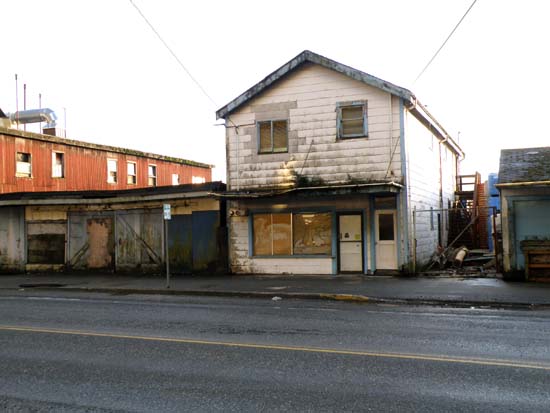 Ugly building on Ketchikan's main drag.