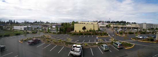 View from Comfort Inn in Federal Way, Washington.