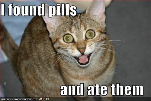 I found pills and ate them