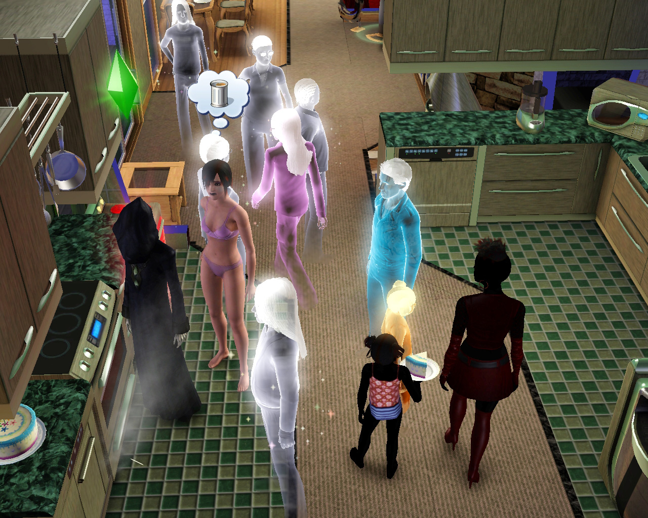 dating a ghost sims 3