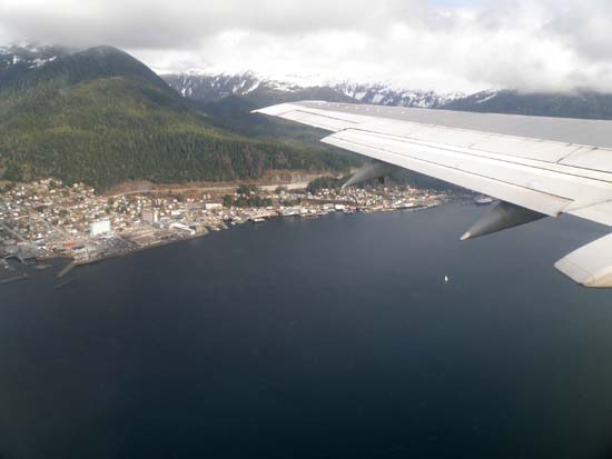 Leaving Ketchikan by Alaska Airlines