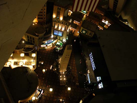 Inside the Luxor in Las Vegas