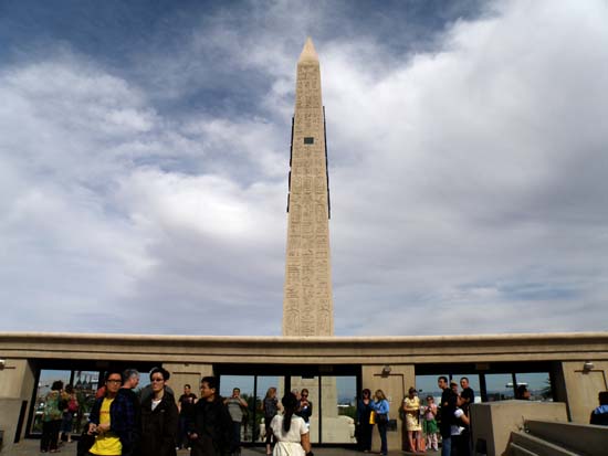 The Luxor's obelisk