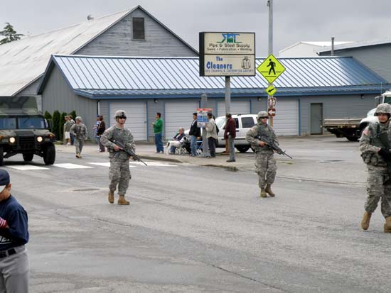 Armed soldiers