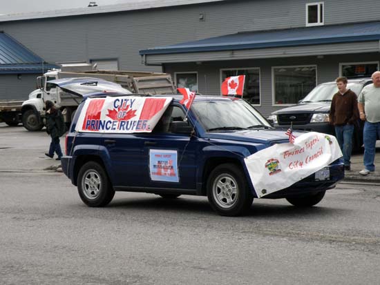 Prince Rupert parade vehicle