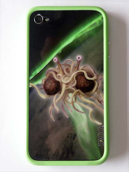 FSM Zagg Skin on iPhone 4