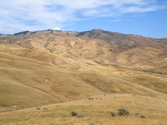 Dry landscape in Idaho
