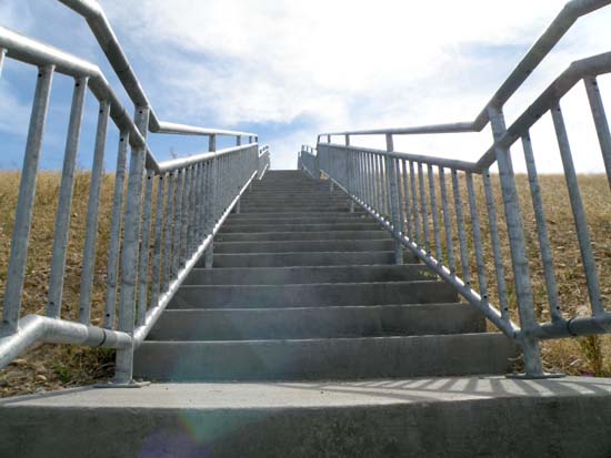 Stairs up the Deer-Flat Upper Dam