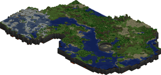 Minecraft World map